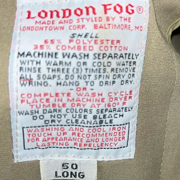 London fog Trench Coat - Picture 9 of 9